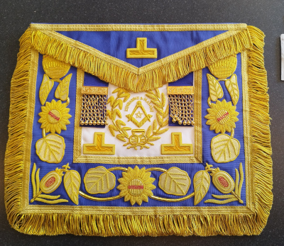 (image for) Craft Provincial / District Grand Master Full Dress Apron - Fully Embroidered
